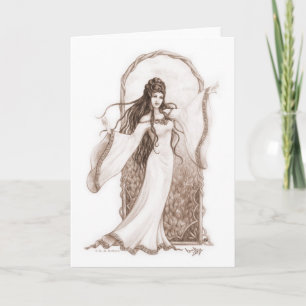 Tarjeta Festiva Elf Dancing