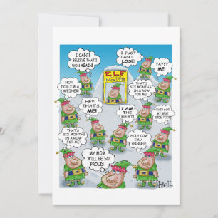 Tarjeta Festiva Elf del mes