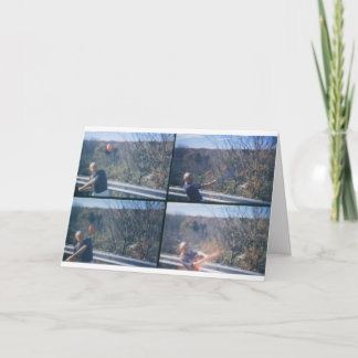 Tarjeta Festiva Elf disgustado