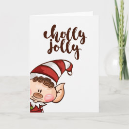 Tarjeta Festiva Elf navidades - "Tarjeta de Navidades 03"