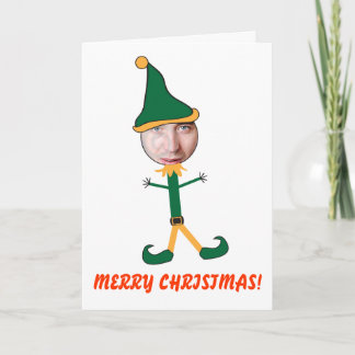 Tarjeta Festiva Elf Picstickles