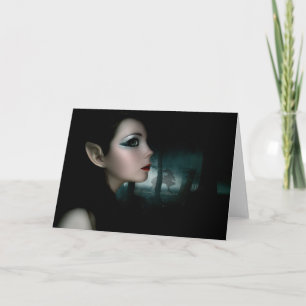 Tarjeta Festiva Elfo nocturno