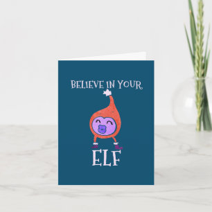 Tarjeta Festiva Elfo Personalizado Div