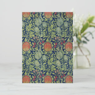 Tarjeta Festiva Elmcote, 1900 por William Morris