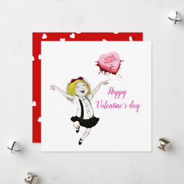 Tarjeta Festiva Eloise en el día de San Valentín