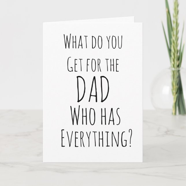 Tarjeta Festiva Embarazo en el Día del Padre revela a nuevo abuelo (Anverso)