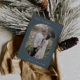 Tarjeta Festiva EMELIA Navidades de fotografía familiares modernos