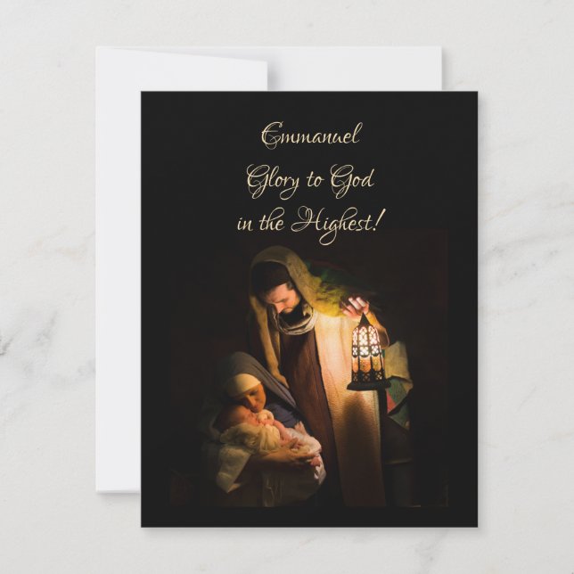 Tarjeta Festiva Emmanuel (Anverso)