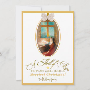 Tarjeta Festiva Emocionante emoción de esperanza Polvo dorado Foto