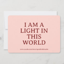Tarjeta Festiva Empowering Self-Love Card – Custom Gift for Her