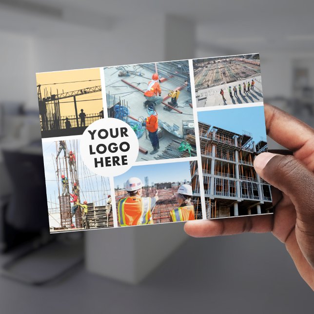 Tarjeta Festiva Empresa de construcción LOGO (Subido por el creador)