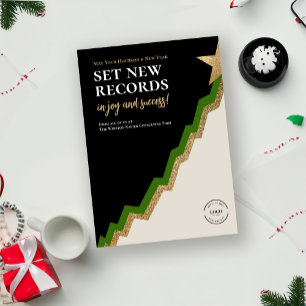 Tarjeta Festiva Empresa moderna de consultoría de gráficos para Na