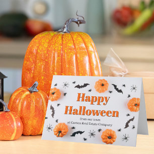 Tarjeta Festiva Empresa personalizada Feliz Halloween Lindo