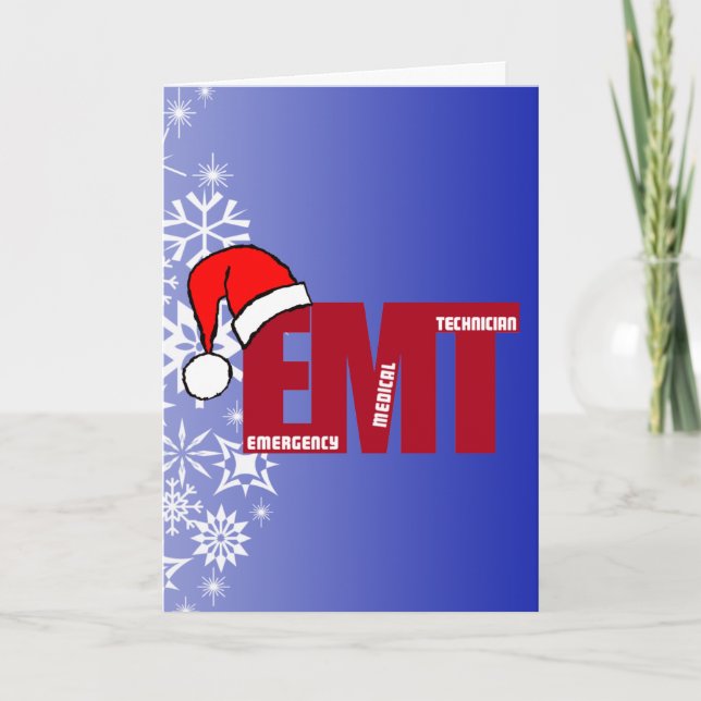 TARJETA FESTIVA EMT SANTA - NAVIDADES TÉCNICO MÉDICO DE EMERGENCIA (Anverso)