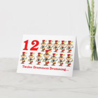 En el duodécimo día de Navidades doce tambores