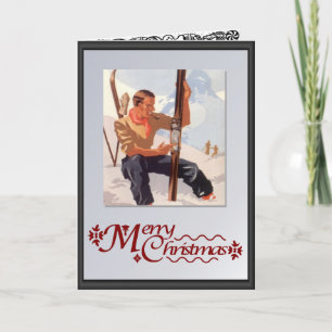 Tarjeta Festiva En el piste