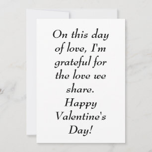 Tarjeta Festiva En Este Día De Amor