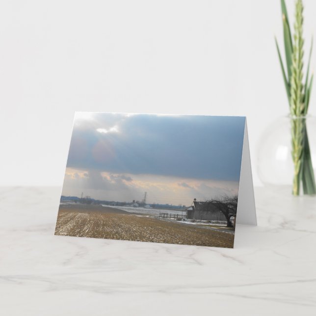 Tarjeta Festiva En su ~ 10 de las palabras (Anverso)