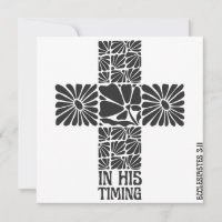 En su momento cruz cristiana carta fe cristiana