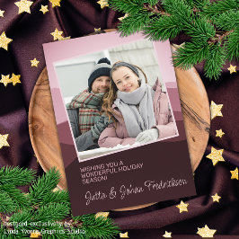 Tarjeta Festiva Encantador resumen de Rubor de las estaciones de s