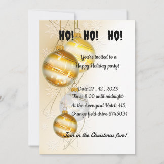 Tarjeta Festiva Encantadora Velada de Navidad: Tu