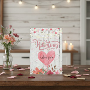 Tarjeta Festiva Encanto por el país: Feliz Día de San Valentín, te