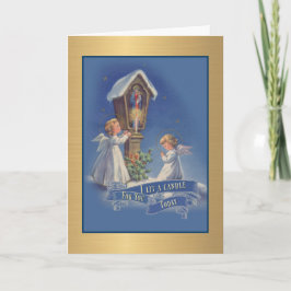 TARJETA FESTIVA ENCENDÍ UNA VELA PARA USTED HOY LOS ÁNGELES DEL