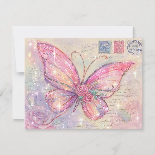 Tarjeta Festiva Enchanted fairytale (Anverso)