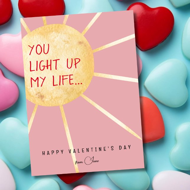 Tarjeta Festiva Encienden mi El día de San Valentín gracioso de la (Subido por el creador)