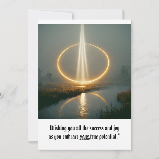 Tarjeta Festiva Encourgement card (Reverso)