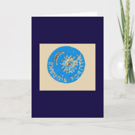 Tarjeta Festiva Energía positiva por el Año Nuevo