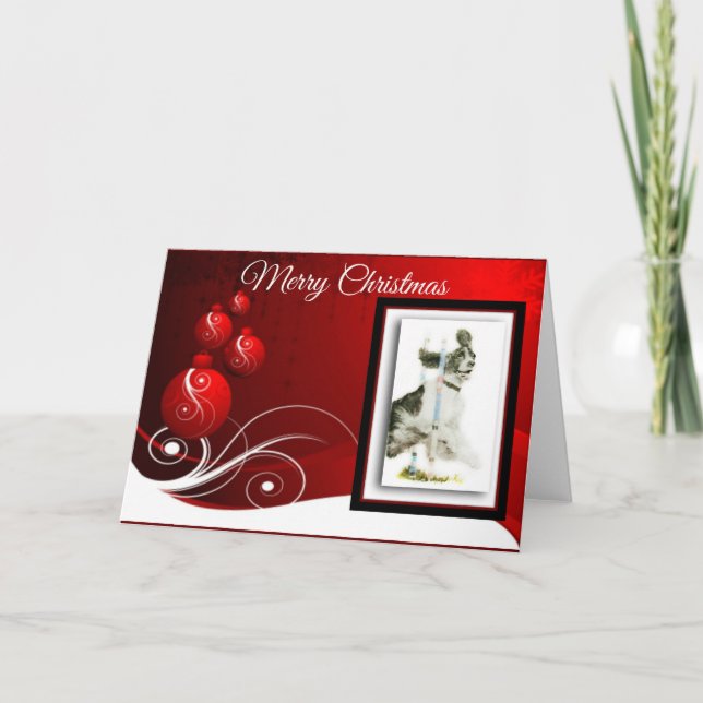 Tarjeta Festiva English Springer Spaniel (Anverso)