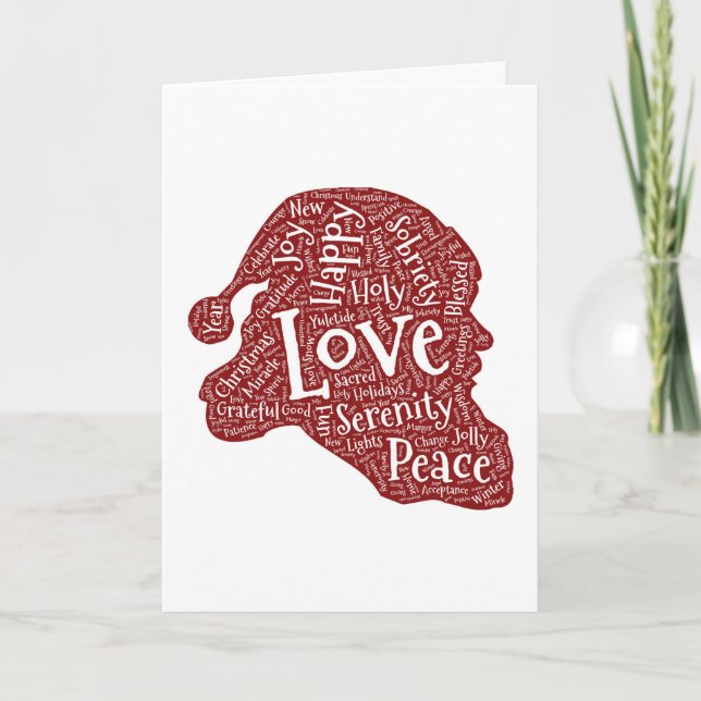 Tarjeta Festiva ¡Enhorabuena en otras vacaciones sobrias! (Anverso)