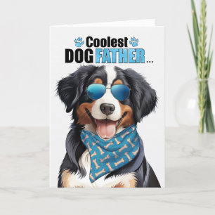 Tarjeta Festiva Entlebucher Mountain Dog Papá Más Genial Día del P
