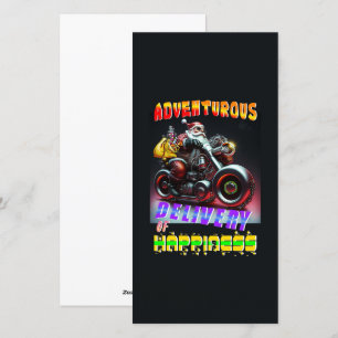 Tarjeta Festiva Entrega Aventurera De Felicidad