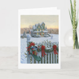 Tarjeta Festiva Entrega de navidades