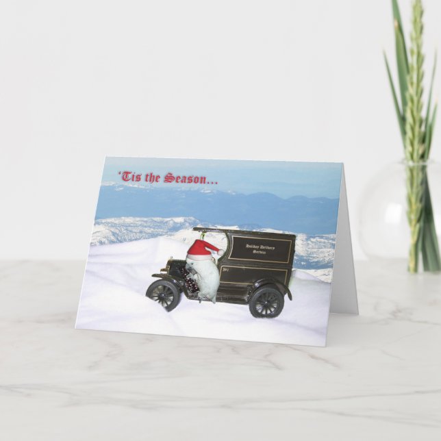 Tarjeta Festiva Entrega del día de fiesta del Cockatoo (Anverso)