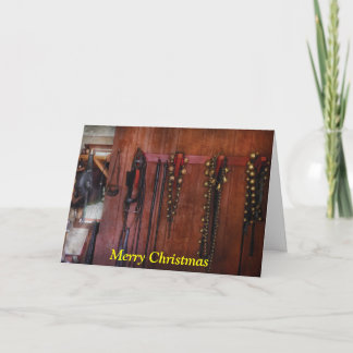 Tarjeta Festiva Entrenador de caballos - Jingle Bells