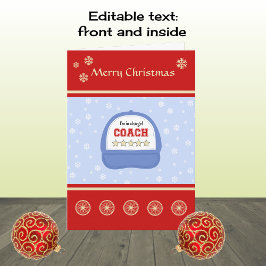 Tarjeta Festiva Entrenadores en bicicleta navidades vacaciones per