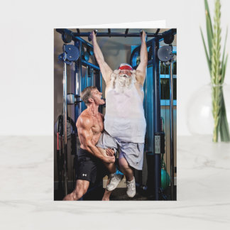 Tarjeta Festiva Entrenamiento de la chimenea