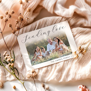 Tarjeta Festiva Enviando Día de San Valentín de fotos de amor