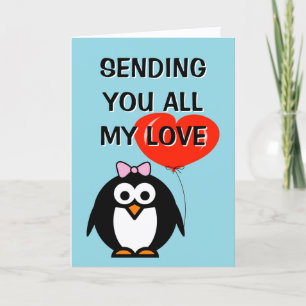 Tarjeta Festiva Enviándote todo mi amor