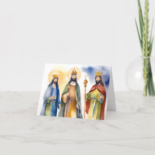 Tarjeta Festiva Epifanía o Día de Reyes M - 6 de enero