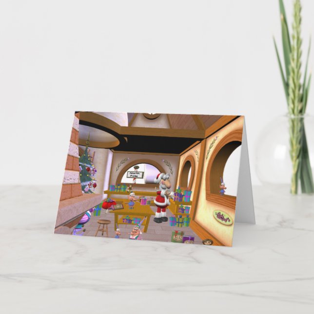 Tarjeta Festiva Época ocupada del año (Anverso)