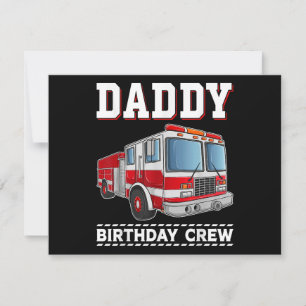 Tarjeta Festiva Equipo de cumpleaños de papá con temática de camió