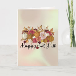 Tarjeta Festiva Equipo de recogida de calabazas