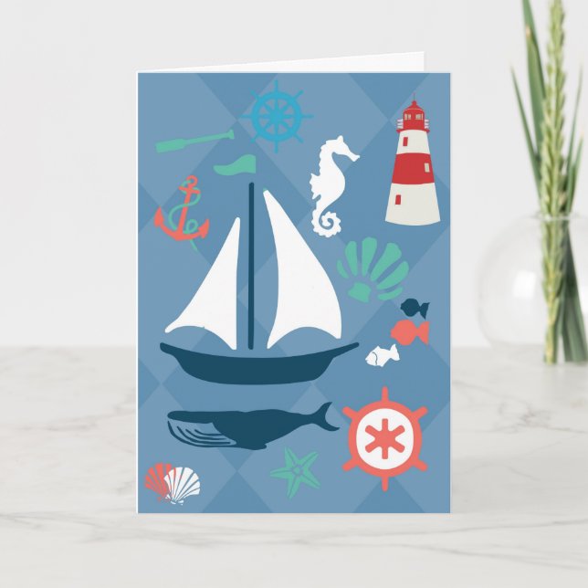 Tarjeta Festiva Eres el ancla de mi barco (Anverso)