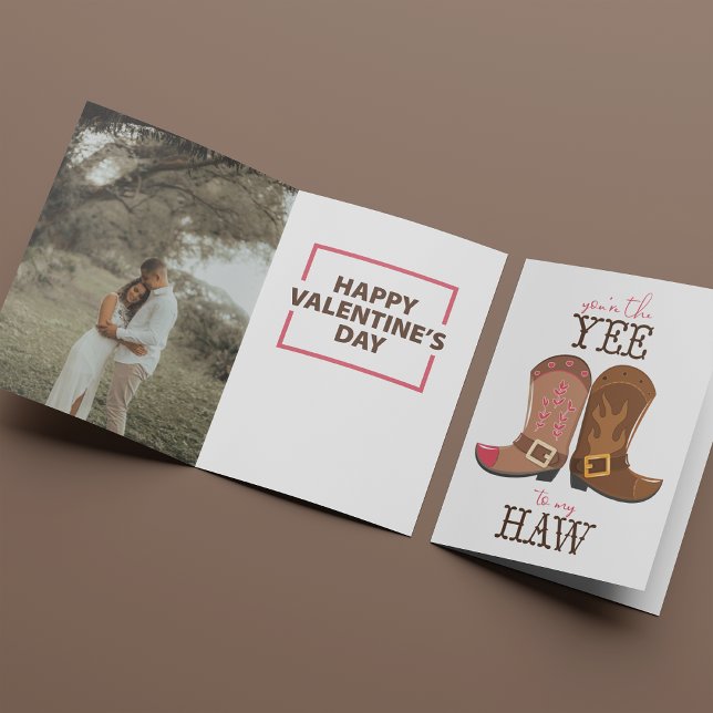 Tarjeta Festiva Eres el Yee to my Haw (Subido por el creador)