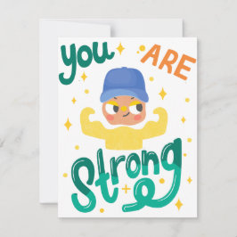 TARJETA FESTIVA ERES FUERTE