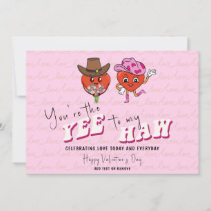 Tarjeta Festiva Eres la Yee para mi Haw vaquera occidental 